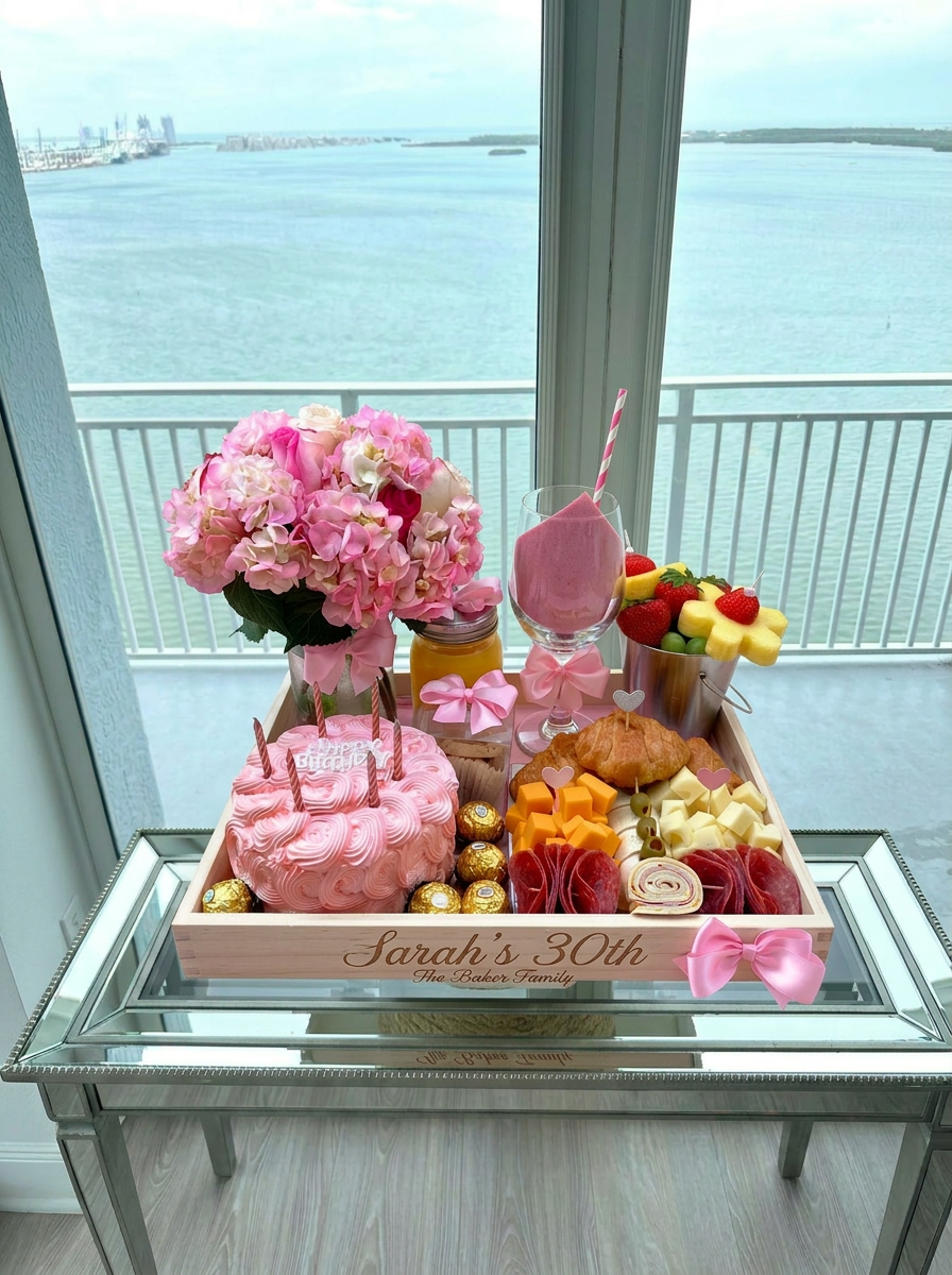 Blush Birthday Brunch Box